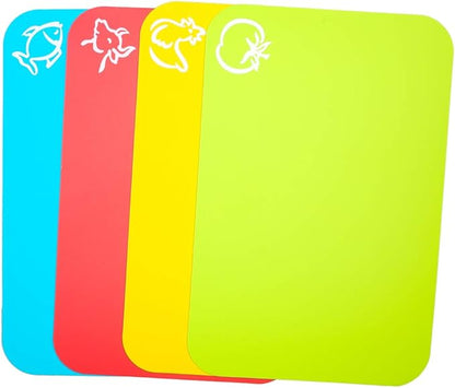 Carrollar Small Flexible Plastic Cutting Board Mats, 2 Pack Cutting Boards Mats - Image 4