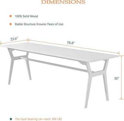 OSCHF Solid Wood Study Desk - Image 2
