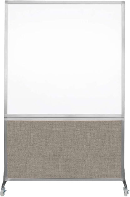 DivideWrite Mobile Whiteboard | Double Sided Dry Erase Board | Portable Office by VERSARE