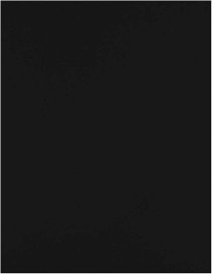 LUXPaper 8.5" x 11" Cardstock | Letter Size | Midnight Black | 100lb. Cover | by LUXPaper