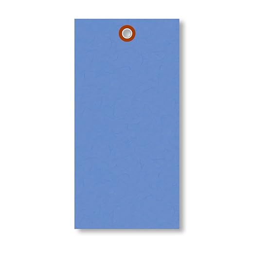 SmartSign Blue Blank Tyvek Shipping Tags - Image 5