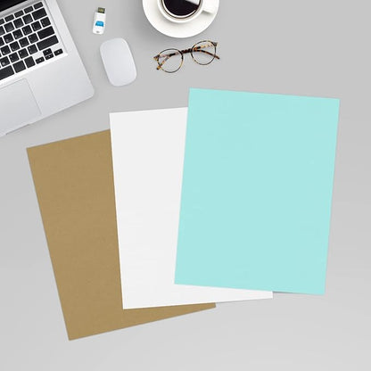 LUXPaper 8.5" x 11" Paper | Letter Size | Seafoam Blue | 80lb. Text | 50 Qty - Image 6