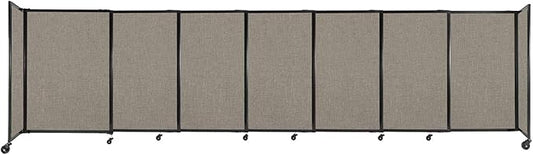 Versare Straightwall Sliding Portable Wall Partition | Freestanding Office by VERSARE