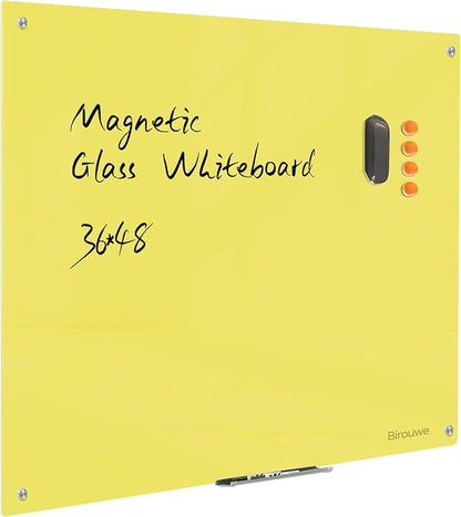 Magnetic Glass Dry Erase Board by Unknown