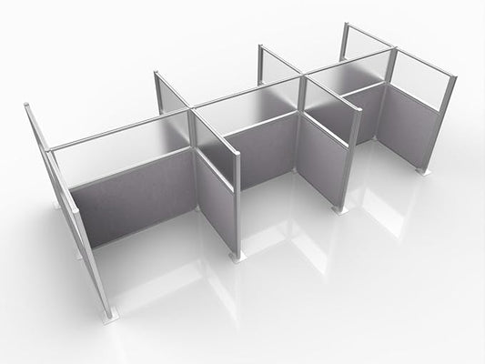 Versare Hush Panel Cubicle Kit | Workstation Partition Walls | Sound Dampening by VERSARE