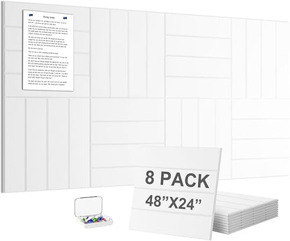 G Gamit Large Felt Wall Tiles Bulletin Board, Large Cork Board Alternative by GGAMIT