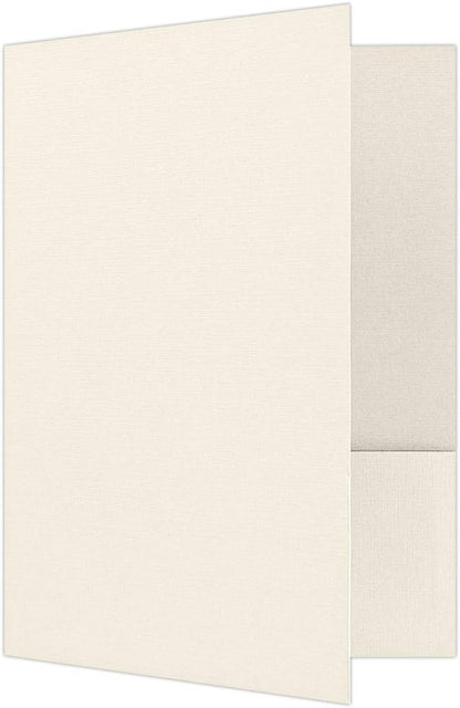 9 x 12 Presentation Folders in 100 lb. Natural Linen by LUXPaper
