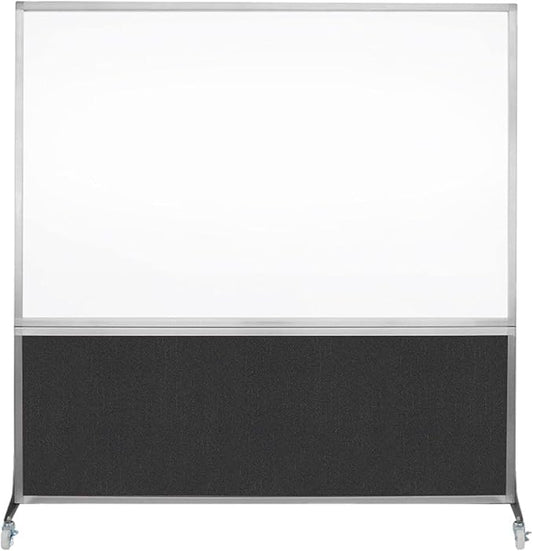 DivideWrite Mobile Whiteboard | Double Sided Dry Erase Board | Portable Office by VERSARE