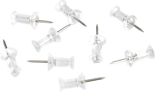 Amazon Basics Push Pins Tacks, Steel Point, by AmazonBasics