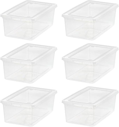 IRIS USA 6-Pack Storage Bins by IRISUSA