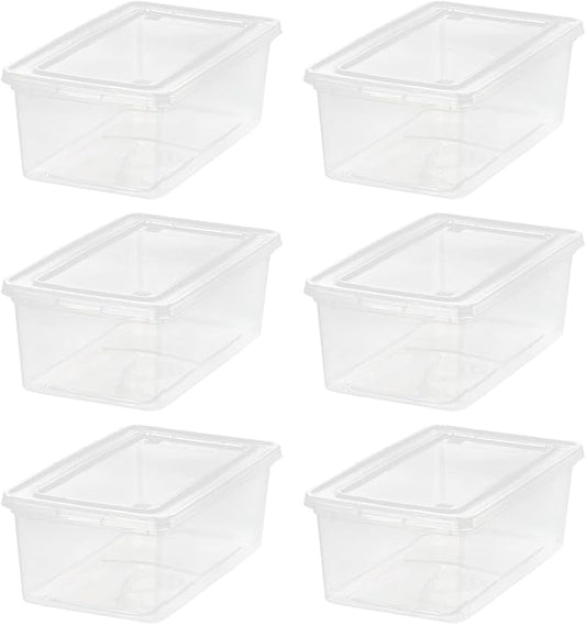 IRIS USA 6-Pack Storage Bins by IRISUSA