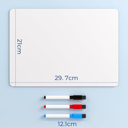 Nicpro 9 x 12 inches Lapboard Small Dry Erase Lap Board Double Sided - Image 2