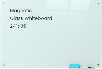 Gooderboard Glass Magnetic White Board by Gooderboard