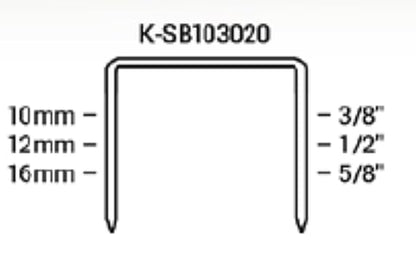 Klinch-Pak K-SB103020-5/8 1/2 Inch Wide Crown and 5/8 Inch Leg Length - Image 5
