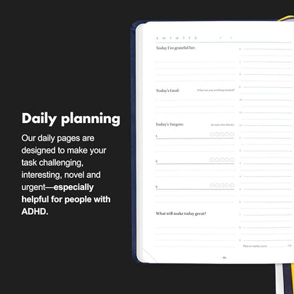 BestSelf 13-Week Self Journal & Goal Planner – Undated Daily ADHD-Friendly - Image 4