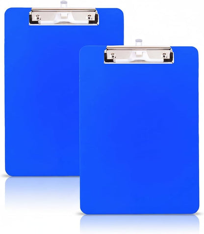 2 PCS Blue Plastic Clipboard by TFDLCGzm