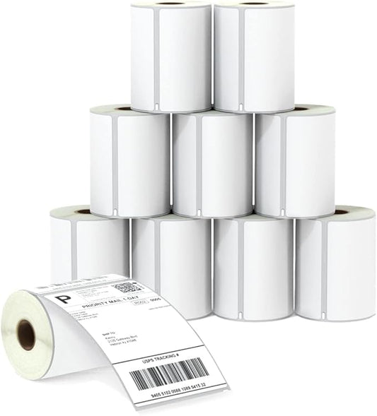 BETCKEY - Compatible DYMO 1744907 Shipping Labels, Perforated, Compatible by BETCKEY