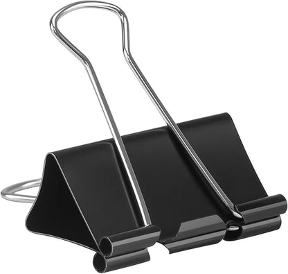 2 Inch 40 Pack Extra Large Binder Clips, Jumbo Paper Clips, Big Paper Clamps by OWLKELA