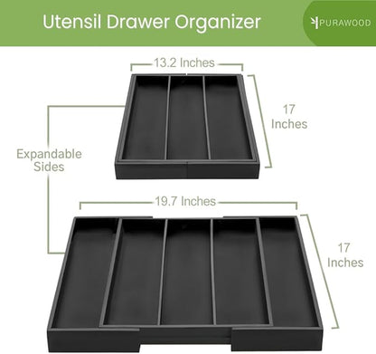 Purawood Kitchen Drawer Organizer - Image 2