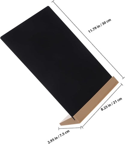 VILLCASE Simple Desktop Chalkboard Memo Board Large Dual-use Rustic Message Sign - Image 2