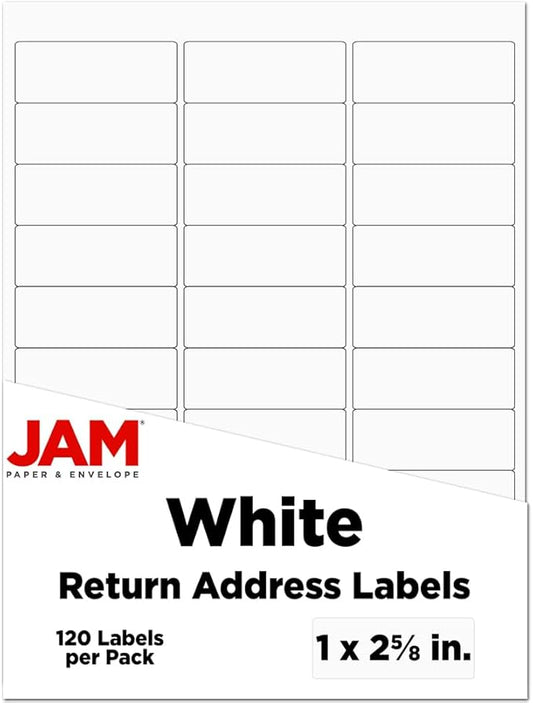 JAM PAPER Return Address Labels by JAMPaper