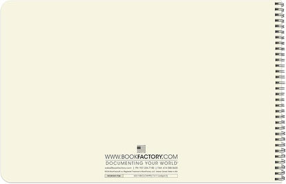 BookFactory Accounting Ledger Notebook/Large 2 Column Accounting Ledger - Image 4