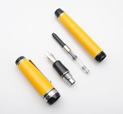 xixixiaozhu Metal Big Fountain Pen Set Medium Nib 0.7mm, Includes Ink Refill - Image 4