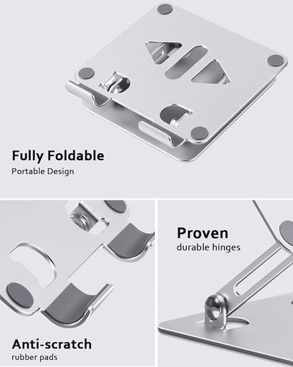 Aoviho Tablet Stand Holder for Desk, Adjustable Desktop Tablet Holder, Foldable - Image 5