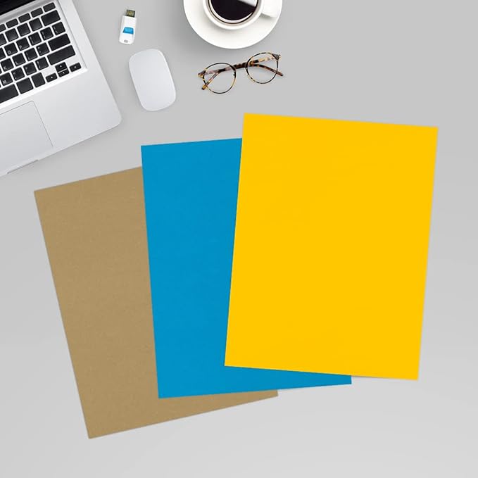 LUXPaper 8.5" x 11" Paper | Letter Size | Sunflower Yellow | 80lb. Text | 250 - Image 6