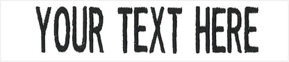 Custom Uniform Name Tapes Solid Colors. White Fabric, 5 Inch Sew on by NORTHERNSAFARI