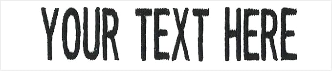 Custom Uniform Name Tapes Solid Colors. Made in The U.S.A. Ships Under 24 by NORTHERNSAFARI