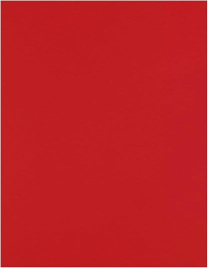 LUXPaper 8.5" x 11" Paper | Letter Size | Ruby Red | 80lb. Text | 50 Qty by LUXPaper