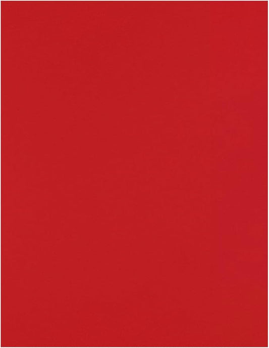LUXPaper 8.5" x 11" Paper | Letter Size | Ruby Red | 80lb. Text | 50 Qty by LUXPaper