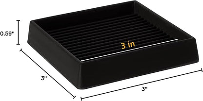 VOCOMO 3X3 Rubber Caster Cups, Non Slip Furniture Pads, Anti-Slip Gripper - Image 8