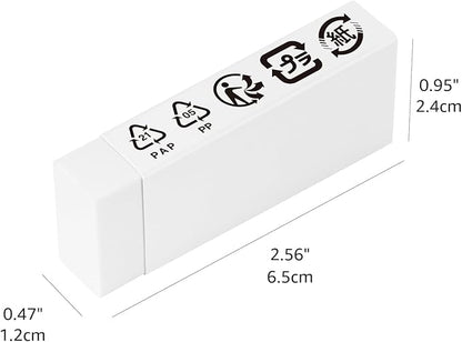 Amazon Basics Block White Eraser - Image 4
