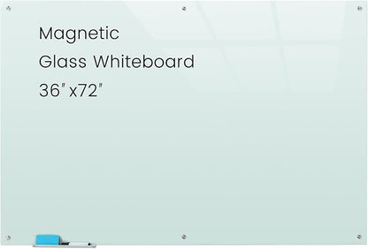Gooderboard Glass Magnetic White Board by Gooderboard