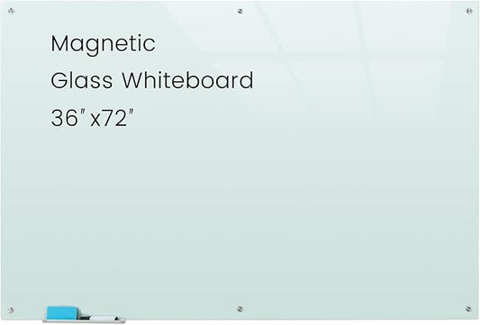 Gooderboard Glass Magnetic White Board by Gooderboard
