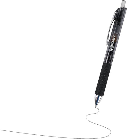 Amazon Basics Gel Pens Fine Point Smooth Writing Pens, Retractable, 12 Pack - Image 3