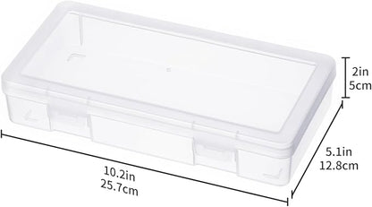 novelinks Stackable Plastic Clear Storage Box Containers - Image 3