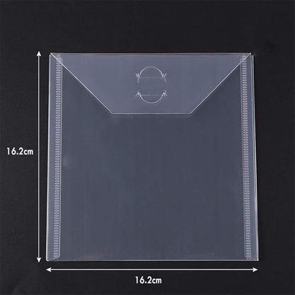 10PCS Large Stamp & Dies Storage Pockets Transparent Plastic Seal Bags Storage - Image 8