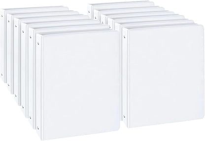 CIXILDTS 1-inch Round Ring Binder, Standard 3 Ring Binder Fit Letter Size Paper by CIXILDTSOffice