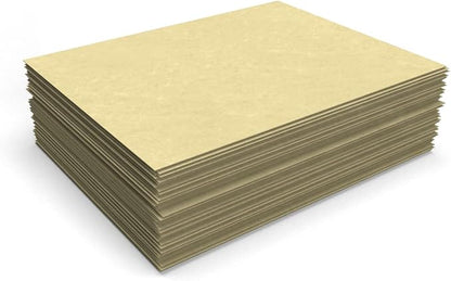 LUXPaper 8.5" x 11" Paper | Letter Size | Gold Parchment | 60lb. Text | 50 Qty - Image 4