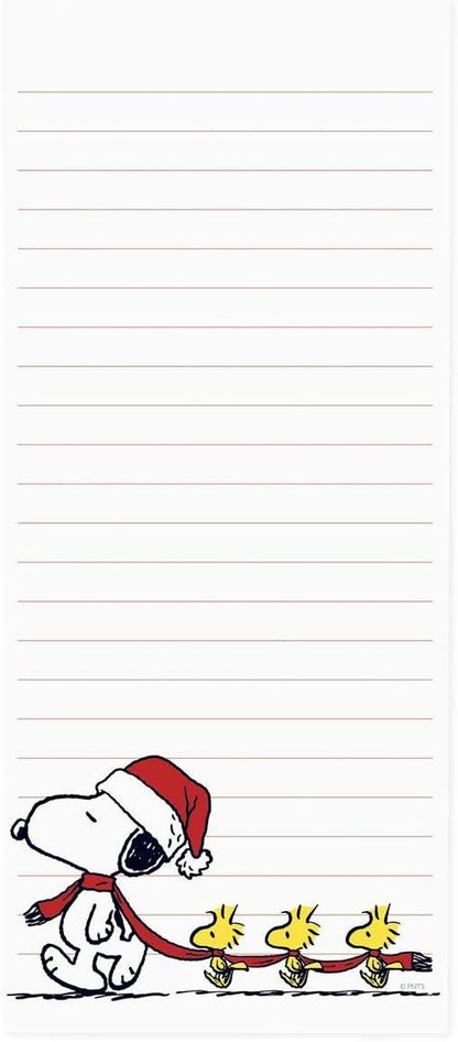 Graphique Snoopy Scarf Train Magnetic Notepad | 100 Tear-Away Sheets | Grocery by GraphiquedeFrance