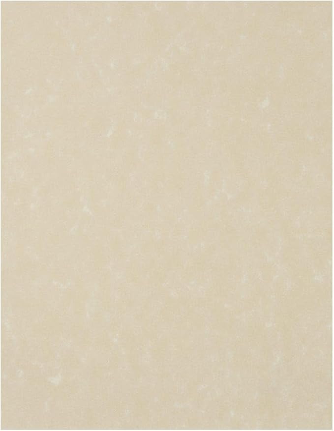 LUXPaper 8.5" x 11" Paper | Letter Size | Cream Parchment | 60lb. Text | 250 Qty by LUXPaper