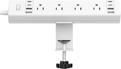 40W Fast Charging Station, Desk Clamp Power Strip 20W USB C, 8 Outlets - Image 7