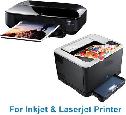 Uinkit 100 Sheets Thin Matte Presentation Paper Photo Double Sided 8.5x11 38lb - Image 4