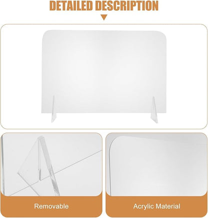 Generic 5Pcs Acrylic Writing Boards 20X30Cm Desktop Message Whiteboards - Image 9
