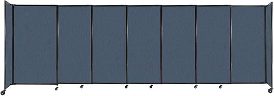 Versare Straightwall Sliding Portable Wall Partition | Freestanding Office by VERSARE