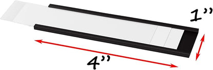 Realth C Channel Magnetic Label Holders 70 Pack 1'' x 4'' - Image 2