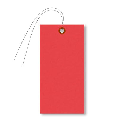 SmartSign Red Tyvek Shipping Tags by SmartSign
